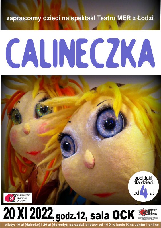 Calineczka - afisz